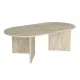Τραπεζάκι σαλονιού Cortado Megapap χρώμα travertine 120x60x39,6εκ.