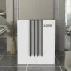 Γραφείο υποδοχής - reception Hola Megapap χρώμα λευκό - ανθρακί 93,6x45,2x110,3εκ.