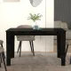 Τραπέζι Darlen Megapap χρώμα sencron black 125x72x74εκ.