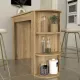 Τραπέζι μπαρ Vigne Megapap χρώμα sepet oak 150x51,6x101,8εκ.