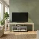 Έπιπλο τηλεόρασης Woodra Megapap χρώμα travertine 180x31,3x50,2εκ.