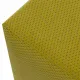 Σκαμπώ Ranma Megapap υφασμάτινο χρώμα μουσταρδί 40x40x40εκ. - Σκαμπώ