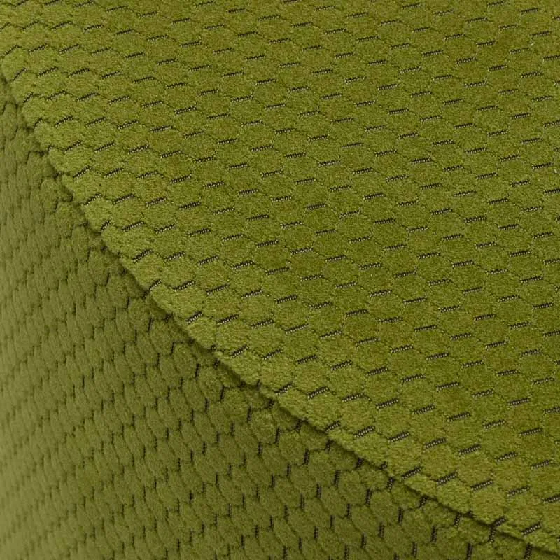 Σκαμπώ Ranma Megapap υφασμάτινο χρώμα πράσινο 40x40x40εκ. - Σκαμπώ