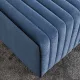 Σκαμπώ Mabel Megapap βελούδινο χρώμα μπλε 80x40x40εκ. - Σκαμπώ