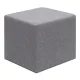 Σκαμπό Linda Megapap υφασμάτινο χρώμα γκρι 40x40x40εκ.
