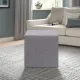 Σκαμπό Linda Megapap υφασμάτινο χρώμα γκρι 40x40x40εκ.