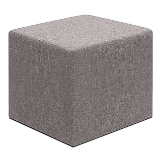 Σκαμπό Linda Megapap υφασμάτινο χρώμα καφέ 40x40x40εκ.