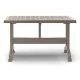 Τραπέζι πολυπροπυλενίου Callan Megapap χρώμα cappuccino 140x80x73εκ. - Τραπέζια κήπου