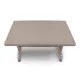 Τραπέζι πολυπροπυλενίου Callan Megapap χρώμα cappuccino 140x80x73εκ. - Τραπέζια κήπου