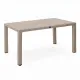 Τραπέζι πολυπροπυλενίου Kalan Megapap χρώμα cappuccino 150x90x75εκ.