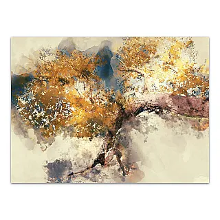 Πίνακας σε καμβά "Abstract Tree" Megapap ψηφιακής εκτύπωσης 100x70x3εκ.