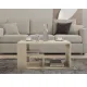 Τραπεζάκι σαλονιού Rodom Megapap χρώμα travertine 80x50x40εκ.