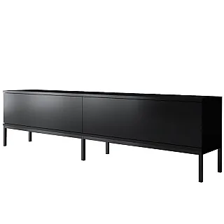 Έπιπλο τηλεόρασης Lord Megapap χρώμα μαύρο 180x30x47εκ.