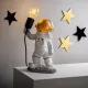 Φωτιστικό επιτραπέζιο Astronaut Megapap E27 πολυεστερικό χρώμα λευκό 20x15x32εκ.