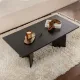 Τραπεζάκι σαλονιού Sabin Megapap χρώμα μαύρο 119x60x40εκ.