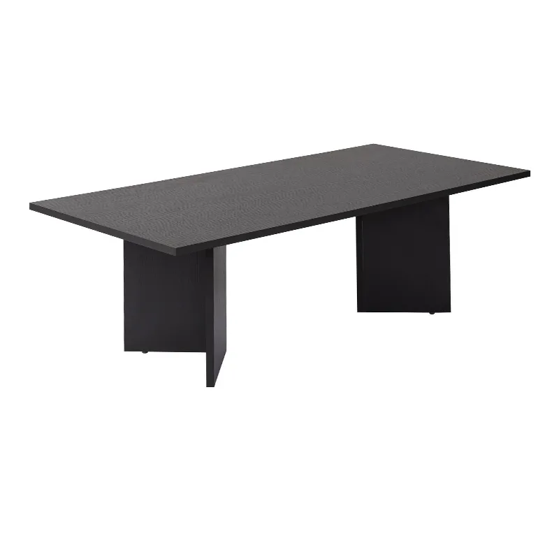 Τραπεζάκι σαλονιού Sabin Megapap χρώμα μαύρο 119x60x40εκ.