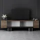 Έπιπλο τηλεόρασης Haven Megapap χρώμα καρυδί 180x30x50εκ.