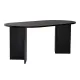Τραπέζι Sablin Megapap χρώμα black wood 180x89,5x75εκ.