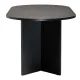 Τραπέζι Sablin Megapap χρώμα black wood 180x89,5x75εκ.