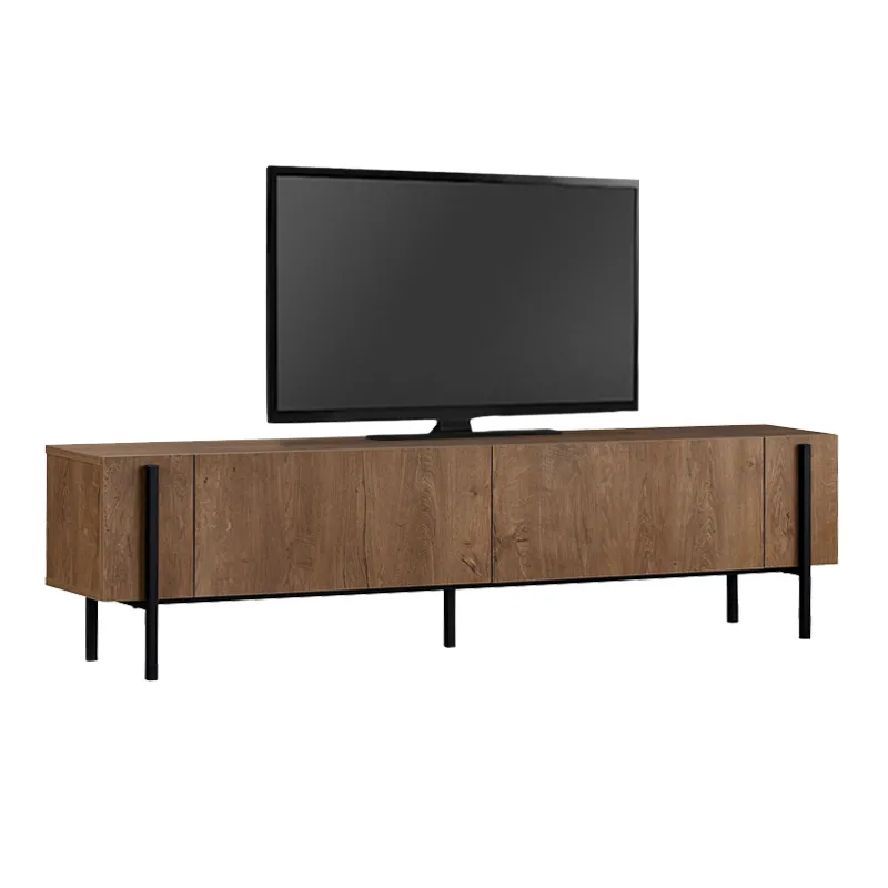 Έπιπλο τηλεόρασης Nexus Megapap χρώμα καρυδί 180x30x45,5εκ.
