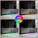 Έπιπλο τηλεόρασης Arlen Megapap με Led Rgb χρώμα ανθρακί 180x32x50εκ.
