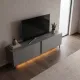 Έπιπλο τηλεόρασης Arlen Megapap με Led Rgb χρώμα ανθρακί 180x32x50εκ.