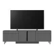 Έπιπλο τηλεόρασης Arlen Megapap με Led Rgb χρώμα ανθρακί 180x32x50εκ.