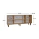 Μπουφές Bohemian Megapap χρώμα φυσικό οξιάς 180x40x75εκ.