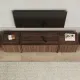 Έπιπλο τηλεόρασης Dorma Megapap χρώμα καρυδί 180x35x46,2εκ.