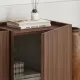 Έπιπλο τηλεόρασης Dorma Megapap χρώμα καρυδί 180x35x46,2εκ.