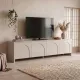 Έπιπλο τηλεόρασης Aurelia Megapap χρώμα κρεμ 180x32x45εκ.