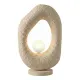 Φωτιστικό επιτραπέζιο Zoga Megapap G9 fiberglass μονόφωτο χρώμα εκρού 30x17x50εκ.