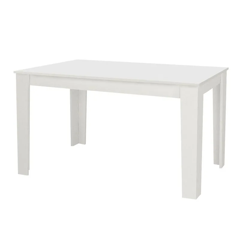 Σετ τραπεζαρία 5τμχ Darlen - Kevin Megapap χρώμα λευκό - λαδί 125x72x74εκ.