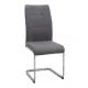 Σετ τραπεζαρία 5τμχ Darlen - Laura Megapap χρώμα sencron black - γκρι 125x72x74εκ.