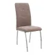 Σετ τραπεζαρία 5τμχ Darlen - Alma Megapap χρώμα sencron black - μπεζ 125x72x74εκ.