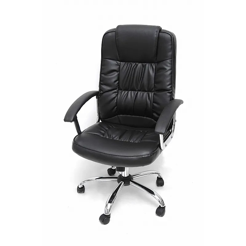VELCO Pro Systems ΠΟΛΥΘΡΟΝΑ ΓΡΑΦΕΙΟΥ ΜΑΥΡΗ ΔΙΕΥΘΥΝΤΟΥ-ΔΙΑΣΤΑΣΕΙΣ: 64χ55χ110/120 cm- ΕΠΙΦΑΝΕΙΑ PVC - 66-18696-1 - Καρέκλες γραφείου