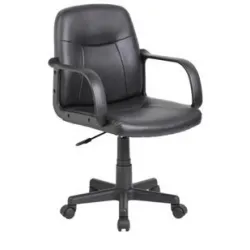 VELCO Pro Systems ΚΑΡΕΚΛΑ ΓΡΑΦΕΙΟΥ ΜΑΥΡΗ-ΔΙΑΣΤΑΣΕΙΣ: 55x55x81/94cm- ΕΠΙΦΑΝΕΙΑ PVC - 66-20040