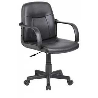 VELCO Pro Systems ΚΑΡΕΚΛΑ ΓΡΑΦΕΙΟΥ ΜΑΥΡΗ-ΔΙΑΣΤΑΣΕΙΣ: 55x55x81/94cm- ΕΠΙΦΑΝΕΙΑ PVC - 66-20040