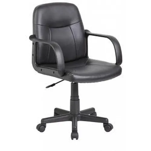 VELCO Pro Systems ΚΑΡΕΚΛΑ ΓΡΑΦΕΙΟΥ ΜΑΥΡΗ-ΔΙΑΣΤΑΣΕΙΣ: 55x55x81/94cm- ΕΠΙΦΑΝΕΙΑ PVC - 66-20040