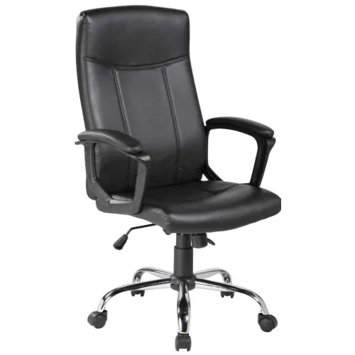 VELCO Pro Systems ΚΑΡΕΚΛΑ ΓΡΑΦΕΙΟΥ ΜΑΥΡΗ -ΔΙΑΣΤΑΣΕΙΣ: 62.5x63x110/120cm- ΕΠΙΦΑΝΕΙΑ PU - PVC - 66-23621