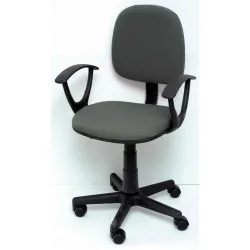 VELCO Pro Systems ΚΑΡΕΚΛΑ ΓΡΑΦΕΙΟΥ ΠΑΙΔΙΚΗ ΓΚΡΙ  ΜΕ ΜΠΡΑΤΣΑ -ΔΙΑΣΤΑΣΕΙΣ: 57x47x81/92cm - Κ04767-3