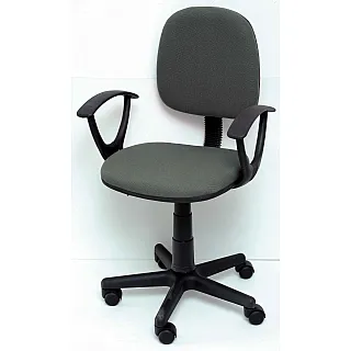 VELCO Pro Systems ΚΑΡΕΚΛΑ ΓΡΑΦΕΙΟΥ ΠΑΙΔΙΚΗ ΓΚΡΙ  ΜΕ ΜΠΡΑΤΣΑ -ΔΙΑΣΤΑΣΕΙΣ: 57x47x81/92cm - Κ04767-3