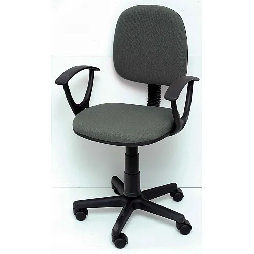VELCO Pro Systems ΚΑΡΕΚΛΑ ΓΡΑΦΕΙΟΥ ΠΑΙΔΙΚΗ ΓΚΡΙ  ΜΕ ΜΠΡΑΤΣΑ -ΔΙΑΣΤΑΣΕΙΣ: 57x47x81/92cm - Κ04767-3