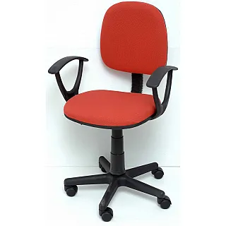 VELCO Pro Systems ΚΑΡΕΚΛΑ ΓΡΑΦΕΙΟΥ ΠΑΙΔΙΚΗ ΚΟΚΚΙΝΗ ΜΕ ΜΠΡΑΤΣΑ -ΔΙΑΣΤΑΣΕΙΣ: 57x47x81/92cm - Κ04767-4