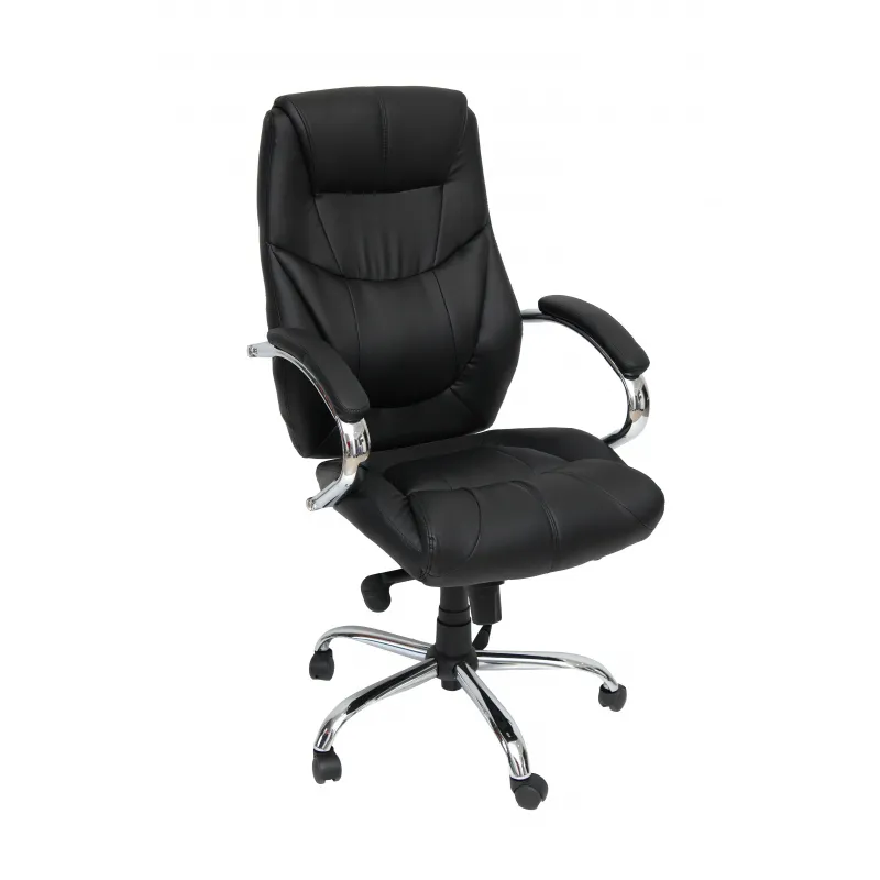 VELCO Pro Systems ΠΟΛΥΘΡΟΝΑ ΓΡΑΦΕΙΟΥ ΜΑΥΡΗ ΔΙΕΥΘΥΝΤΟΥ- ΔΙΑΣΤΑΣΕΙΣ: 65x55x115/120cm ΕΠΙΦΑΝΕΙΑ PVC - 66-22372 - Καρέκλες γραφείου