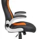 VELCO Pro Systems ΚΑΡΕΚΛΑ ΓΡΑΦΕΙΟΥ GAMING ΜΑΥΡΗ-ΠΟΡΤΟΚΑΛΙ- ΔΙΑΣΤΑΣΕΙΣ: 67x68x110/118cm- ΕΠΙΦΑΝΕΙΑ PU PVC - 66-23553 - Καρέκλες γραφείου