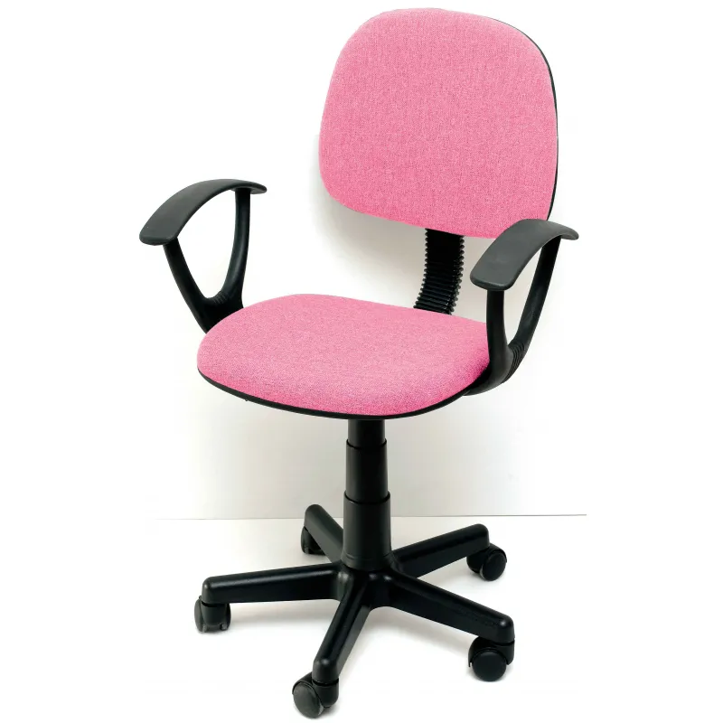 VELCO Pro Systems ΚΑΡΕΚΛΑ ΓΡΑΦΕΙΟΥ ΠΑΙΔΙΚΗ ΡΟΖ ΜΕ ΜΠΡΑΤΣΑ-ΔΙΑΣΤΑΣΕΙΣ: 41x53x89cm - Κ08635-5 - Καρέκλες γραφείου