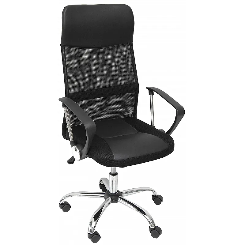 VELCO Pro Systems ΚΑΡΕΚΛΑ ΓΡΑΦΕΙΟΥ ΜΑΥΡΗ- ΔΙΑΣΤΑΣΕΙΣ: 60x60x109/118 cm- ΕΠΙΦΑΝΕΙΑ ΔΙΑΤΡΗΤΟ - PVC - 66-18658-1 - Καρέκλες Γραφείου