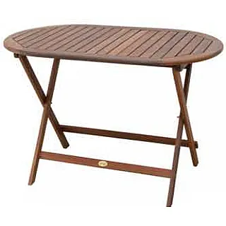 ΤΡΑΠΕΖΙ ACACIA ΟΒΑΛ -ΔΙΑΣΤΑΣΕΙΣ: L120xW70xH72cm - 188-4216