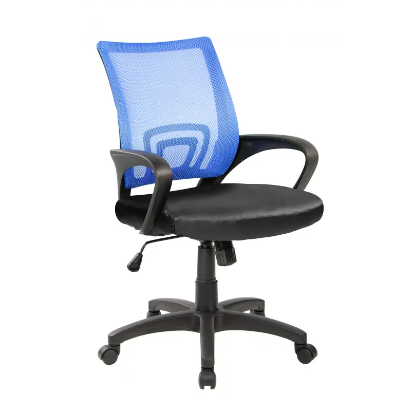 VELCO Pro Systems ΚΑΡΕΚΛΑ ΓΡΑΦΕΙΟΥ ΠΑΙΔΙΚΗ ΓΑΛΑΖΙΑ -ΜΑΥΡΗ - ΔΙΑΣΤΑΣΕΙΣ 55x49x86/96cm - ΕΠΙΦΑΝΕΙΑ: ΔΙΑΤΡΗΤΟ - PVC - 66-33675 - Καρέκλες Γραφείου